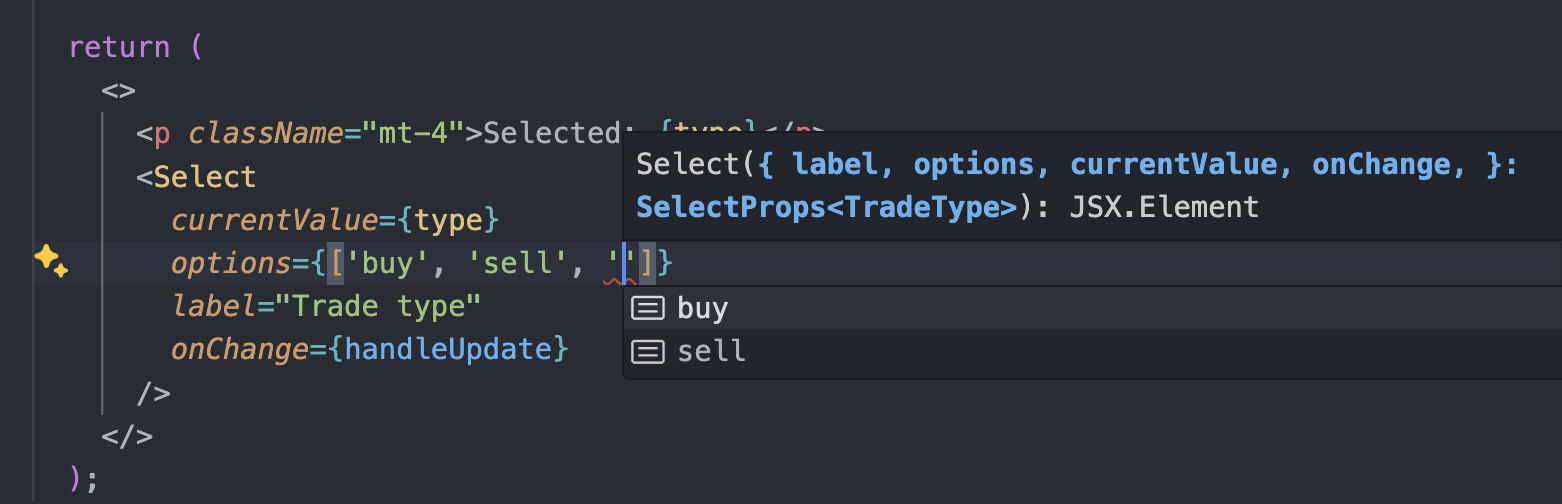 autocomplete error